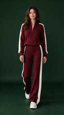 Compleu Damă Tricotat cu Pantaloni Largi | Mira Style