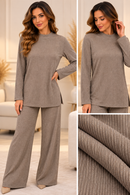 Compleu damă cu pantaloni și sclipici fin | Mira Style
