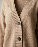 Cardigan de damă only onlsandy, bej pumice stone, cu nasturi, tricotat, stil casual-elegant