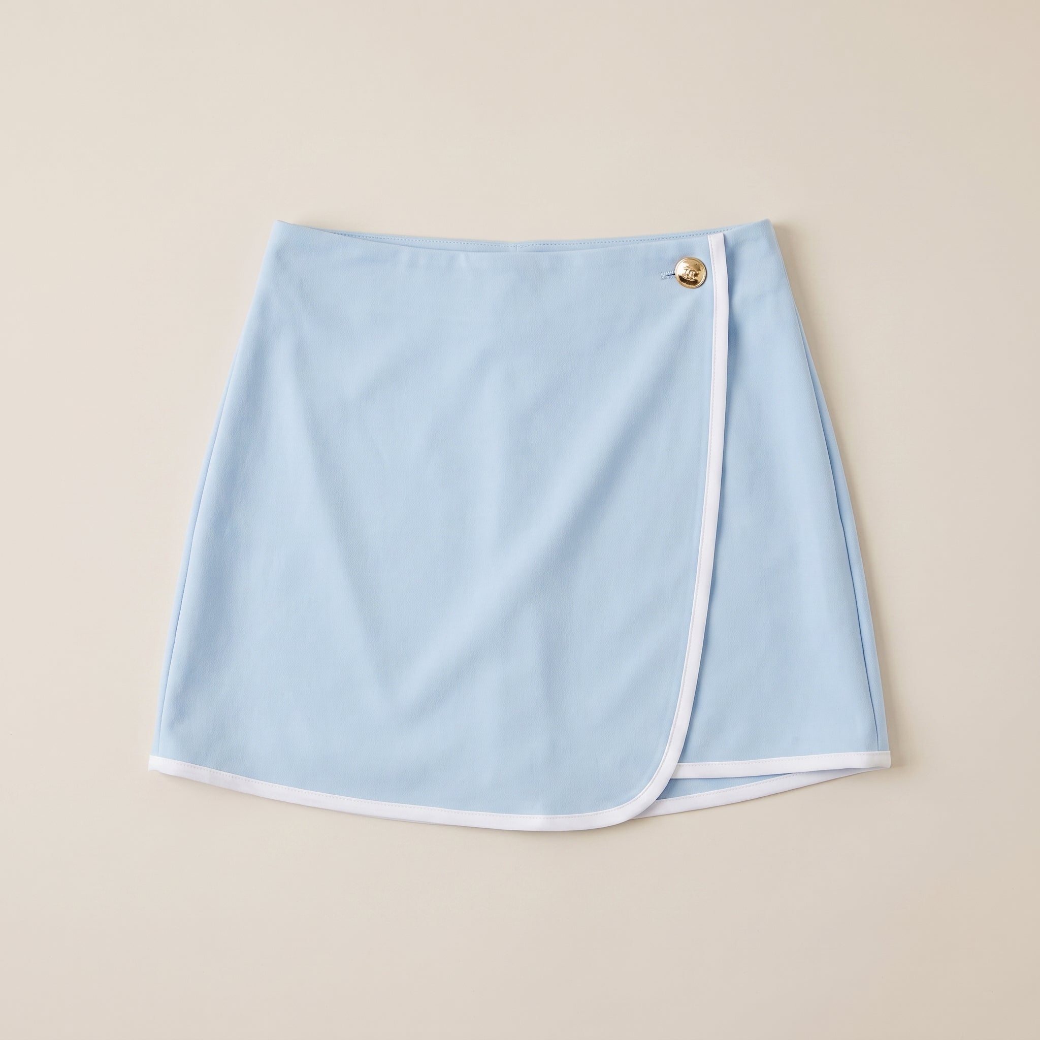 Fustă-pantalon asimetrică cu nasture — hero_intins