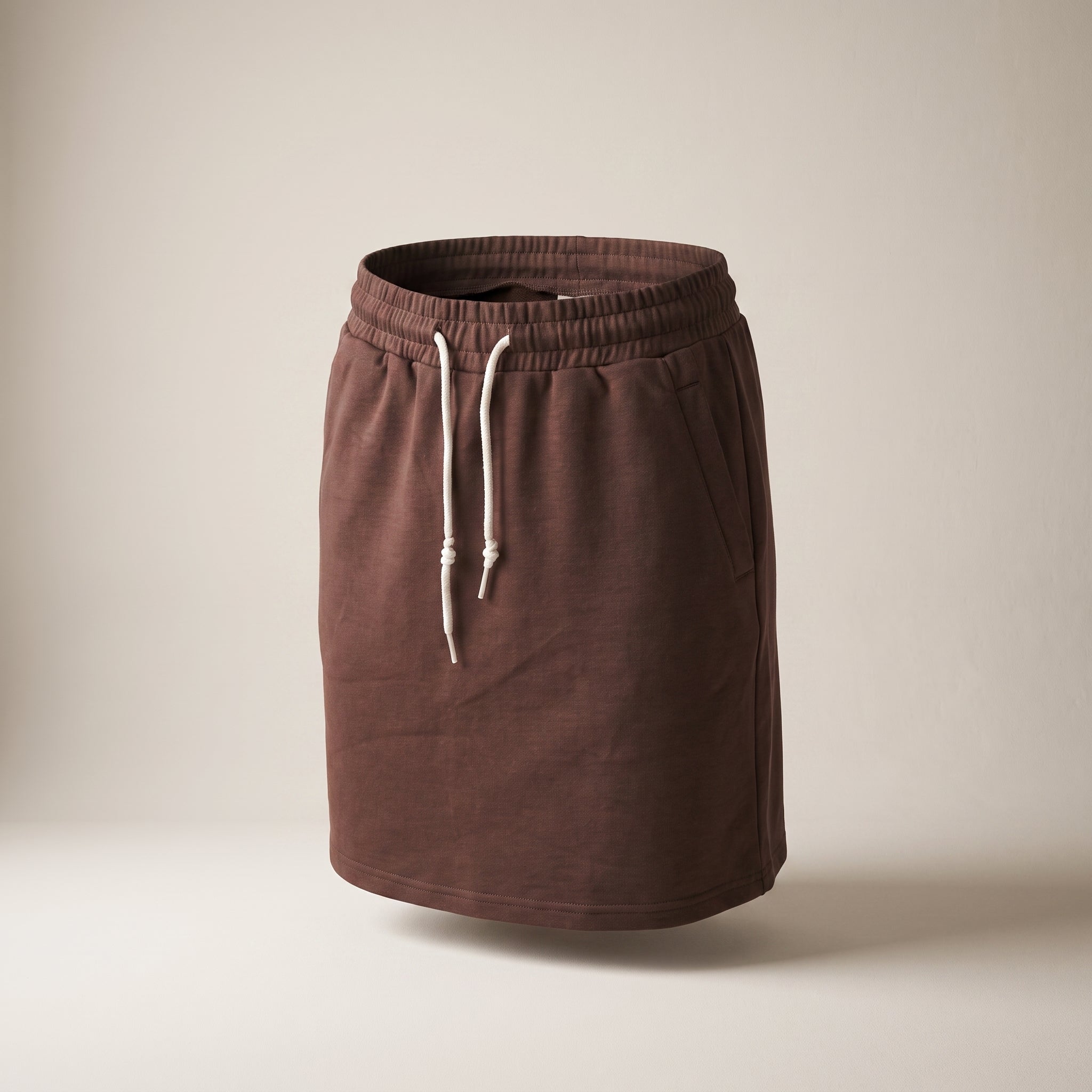 Fustă-pantalon casual cu șnur în talie — hero_intins