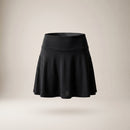 Fustă-pantalon scurtă cu croială evazată — Negru