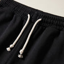 Fustă-pantaloni mini cu șnur, neagră — detail_constructie