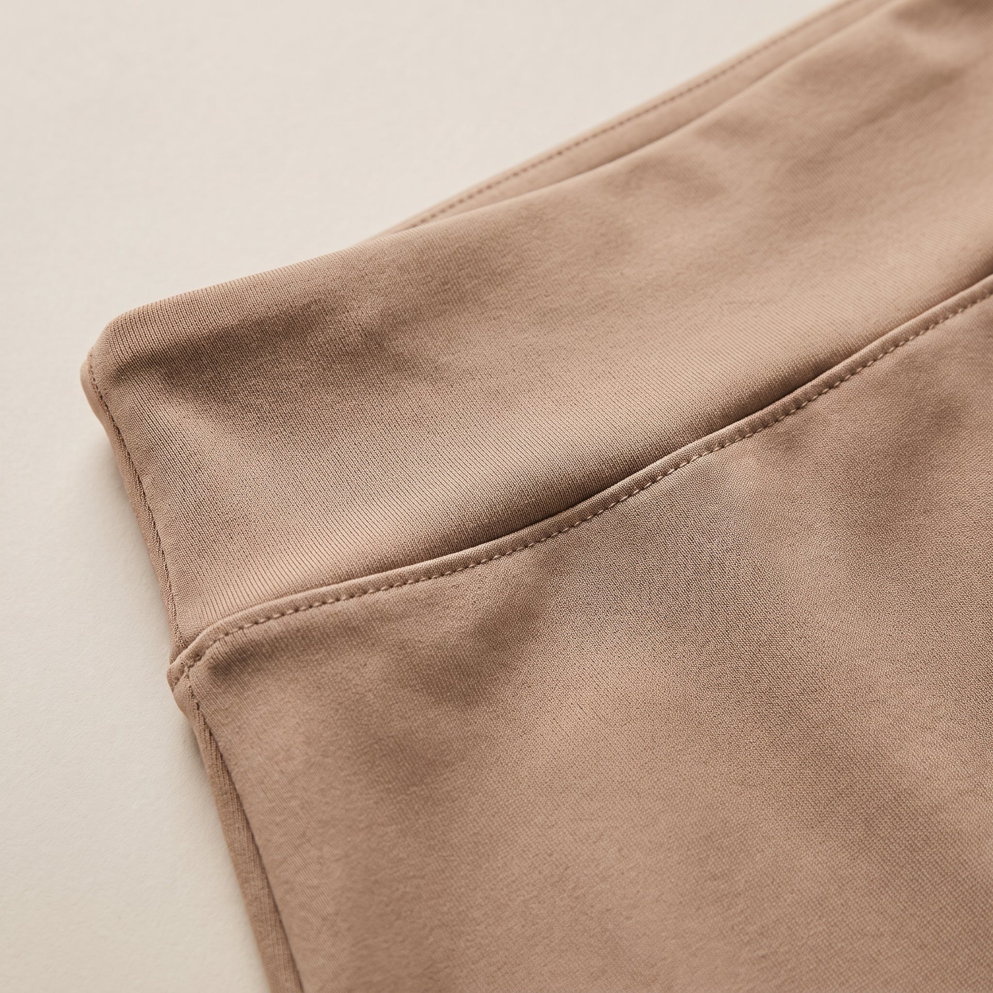 Fustă-pantaloni scurtă evazată, bej — detail_constructie