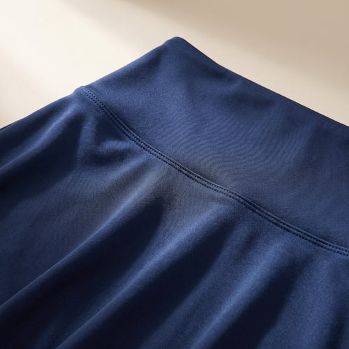 Fustă-pantaloni scurtă evazată, bleumarin — detail_constructie