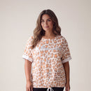 Set 2 piese cu imprimeu leopard — tryon_apropiat