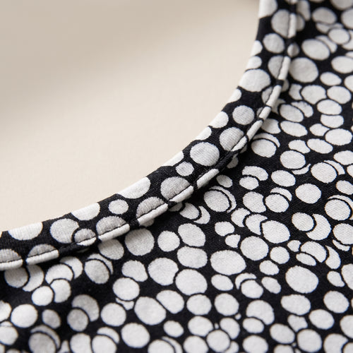 Top fără mâneci cu imprimeu geometric — detail_constructie